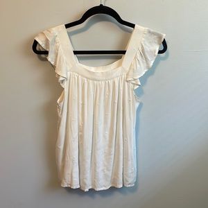 Dee Elly XS white tank top